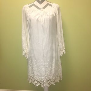Union of Angels White Flower Dress